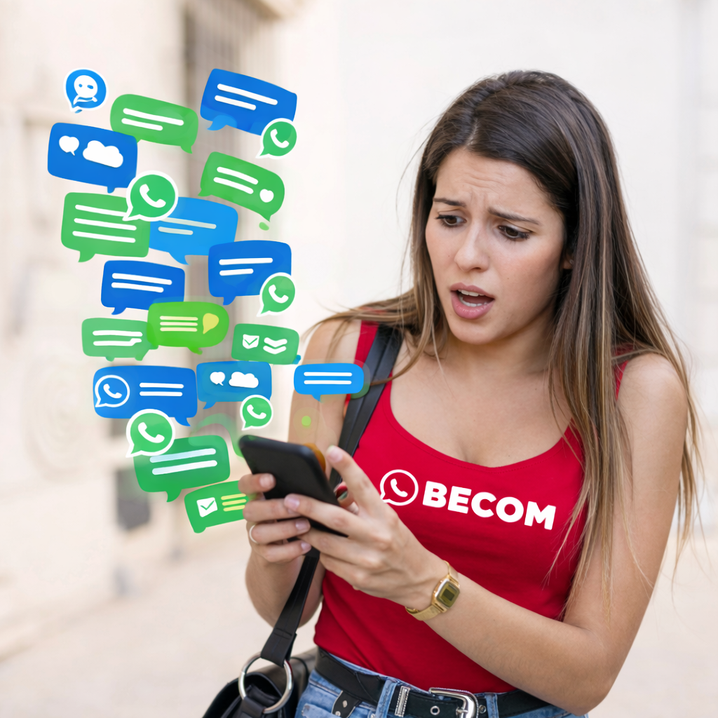 CRM saturado de mensajes